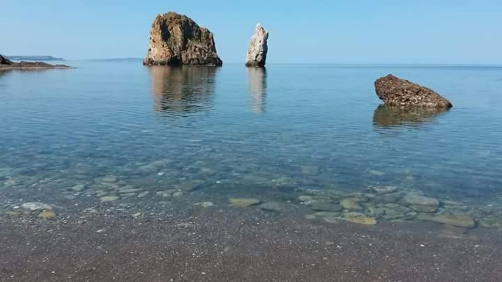 فيلا L'Estasi Tanca Piras A Bordo Piscina Con Vista Mare Nebida المظهر الخارجي الصورة